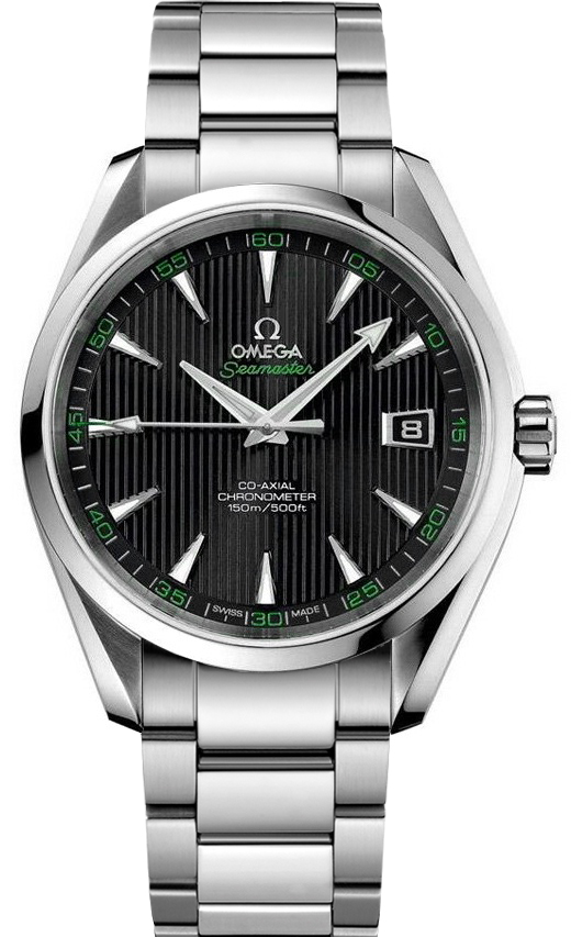 Omega Seamaster Aqua Terra Self winding Automatic Chronometer Black Mens Watch 23110422101001 