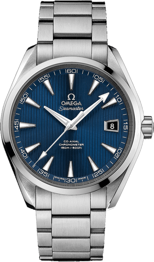 Omega Seamaster Aqua Terra Self winding Automatic Blue Mens Watch 23110422103001 