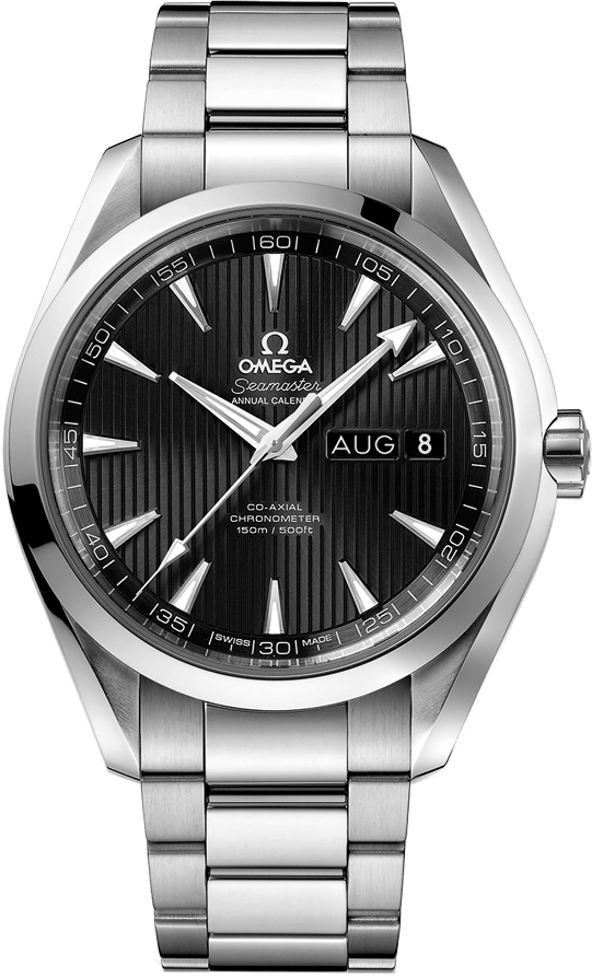 Omega Seamaster Aqua Terra Self winding Automatic Chronometer Black Watch 23110432201002 