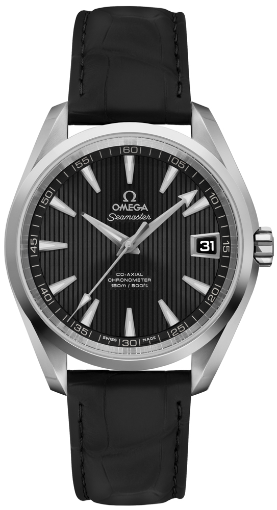 Omega Seamaster Aqua Terra Self winding Automatic Chronometer Black Mens Watch 23113392101001 