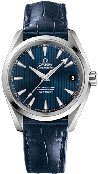 Omega Seamaster Aqua Terra Self winding Automatic Chronometer Blue Watch 23113392103001 