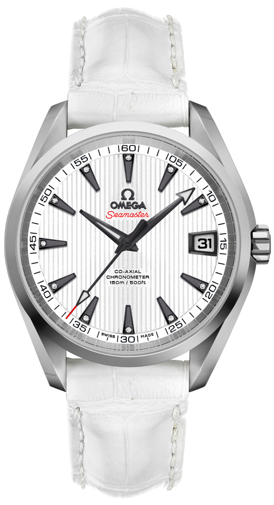 Omega Seamaster Aqua Terra Self Winding Automatic White Mens Watch 23113392154001 