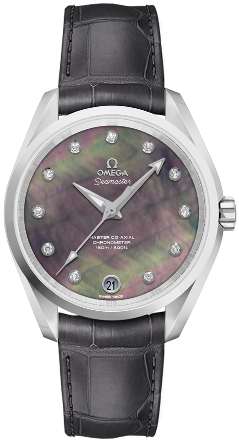 Omega Seamaster Aqua Terra Self winding Automatic Mother of Pearl Ladies Watch 23113392157001 