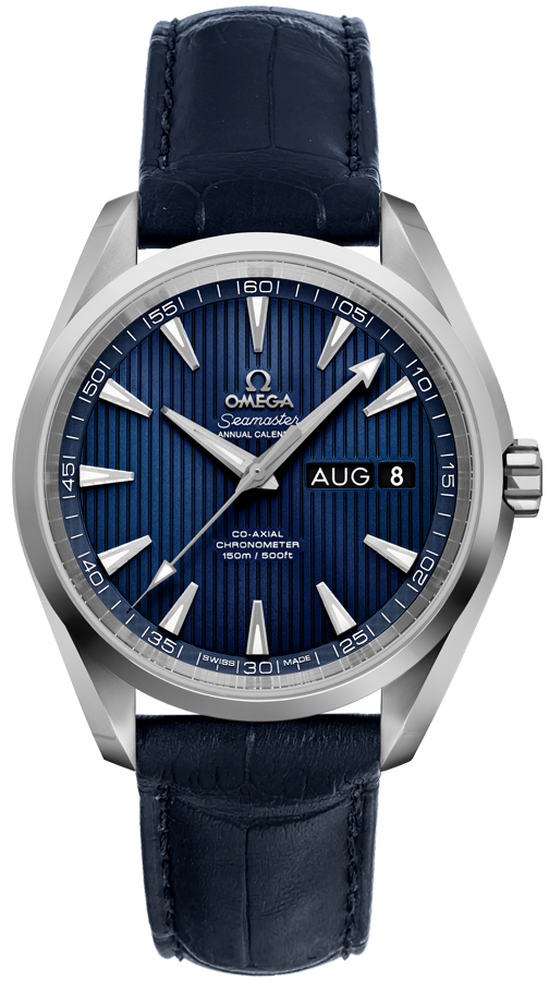 Omega Seamaster Aqua Terra Self winding Automatic Chronometer Blue Watch 23113392203001 