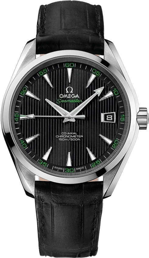 Omega Seamaster Aqua Terra Self winding Automatic Chronometer Black Watch 23113422101001 