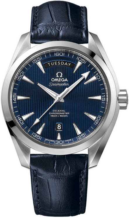 Omega Seamaster Aqua Terra Self winding Automatic Blue Mens Watch 23113422203001 
