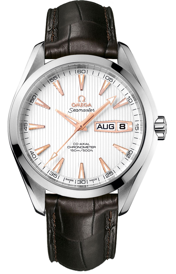 Omega Seamaster Aqua Terra Self winding Automatic Chronometer Silver Watch 23113432202002 