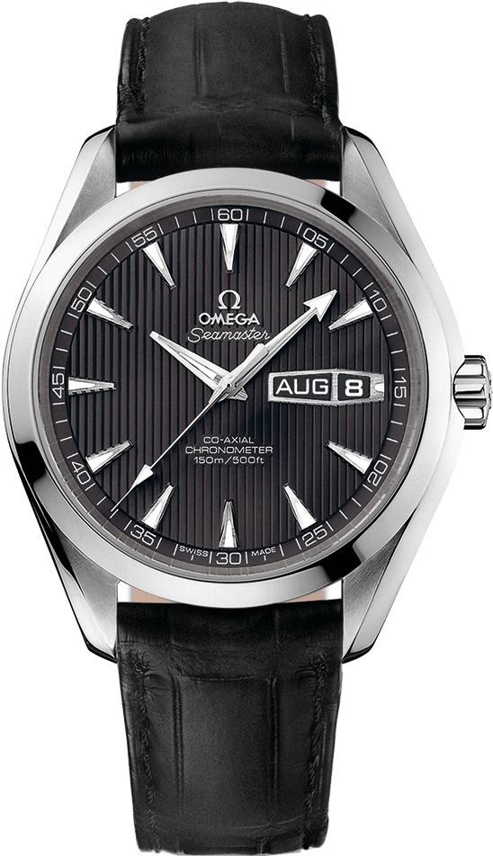 Omega Seamaster Aqua Terra Self winding Automatic Chronometer Grey Mens Watch 23113432206001 