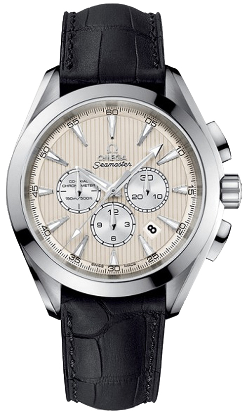 Omega Seamaster Aqua Terra Self winding Automatic Chronometer Ivory Mens Watch 23113445009001 