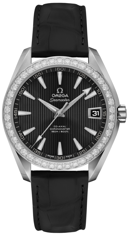 Omega Seamaster Aqua Terra Self winding Automatic Chronometer Black Watch 23118392151001 
