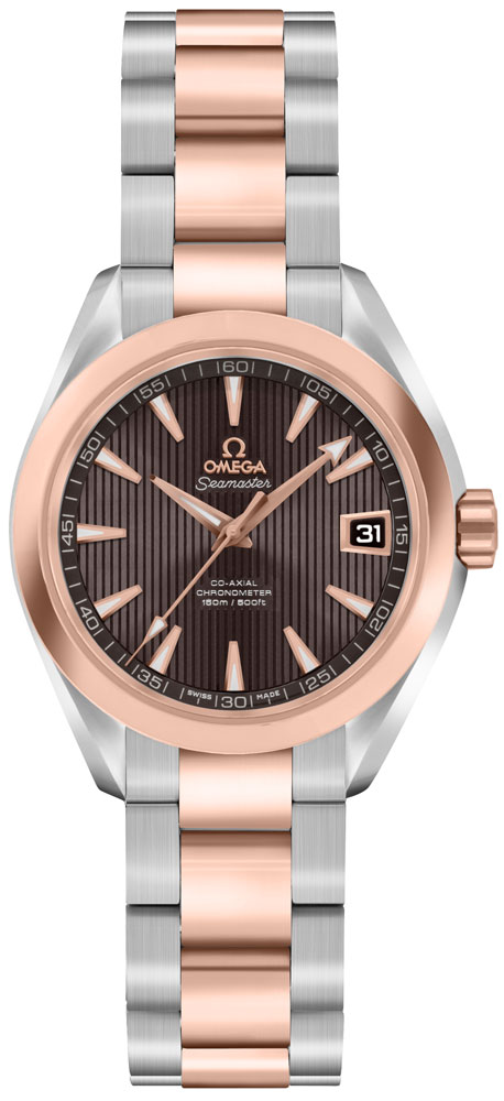 Omega Seamaster Aqua Terra Self winding Automatic Grey Ladies Watch 23120302006001 