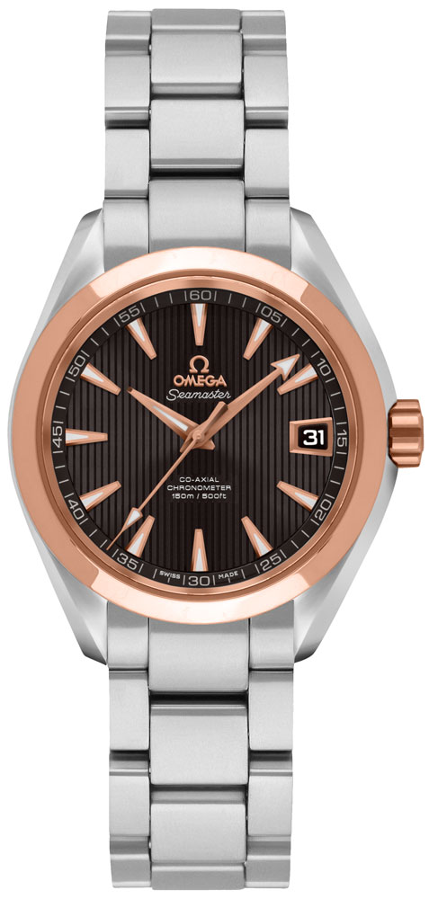 Omega Seamaster Aqua Terra Self winding Automatic Chronometer Grey Ladies Watch 23120302006003 