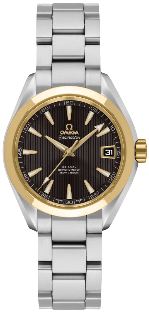 Omega Seamaster Aqua Terra Self winding Automatic Chronometer Grey Ladies Watch 23120302006004 