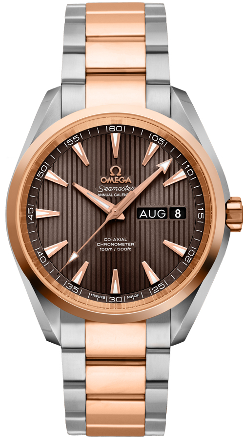 Omega Seamaster Aqua Terra Self winding Automatic Chronometer Brown Watch 23120392206001 
