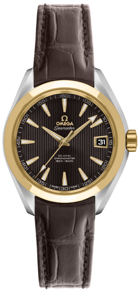 Omega Seamaster Aqua Terra Self winding Automatic Grey Ladies Watch 23123302006002 