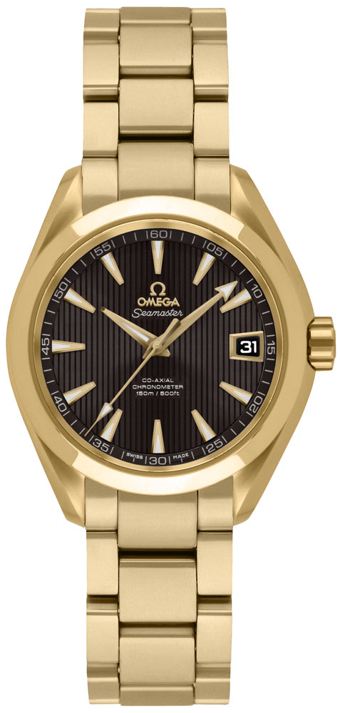 Omega Seamaster Aqua Terra Self winding Automatic Chronometer Grey Ladies Watch 23150302006002 