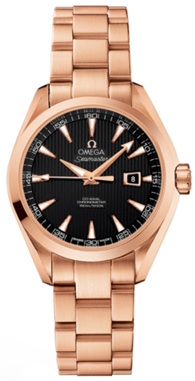 Omega Seamaster Aqua Terra Self winding Automatic Chronometer Black Watch 23150342001002 