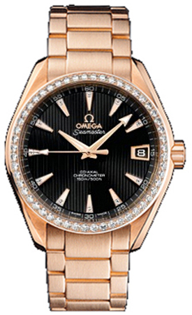 Omega Seamaster Aqua Terra Self winding Automatic Chronometer Black Watch 23155392151001 