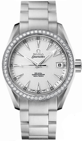 Omega Seamaster Aqua Terra Self winding Automatic Chronometer Silver Watch 23155392152001 