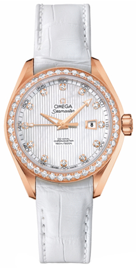 Omega Seamaster Aqua Terra Self winding Automatic Chronometer White Watch 23158342055002 