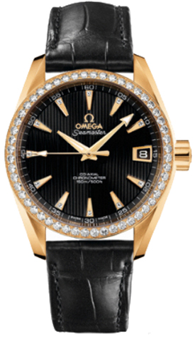Omega Seamaster Aqua Terra Self winding Automatic Chronometer Black Watch 23158392151002 