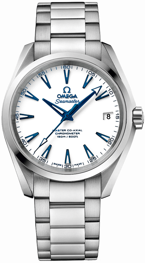 Omega Seamaster Aqua Terra Self Winding Automatic White Watch 23190392104001 