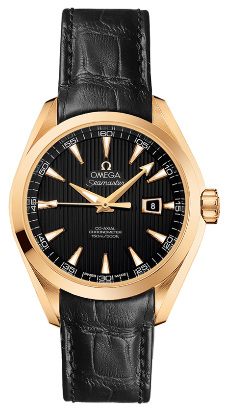 Omega Seamaster Aqua Terra Self winding Automatic Chronometer Black Ladies Watch 23153342001001 