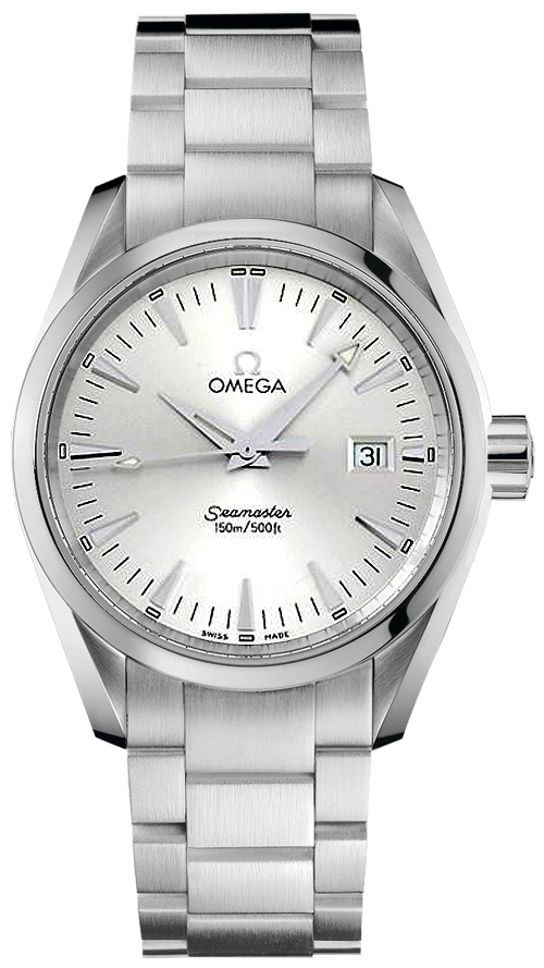 Omega Seamaster Aqua Terra Battery Operated Quartz Silver Watch 25183000 
