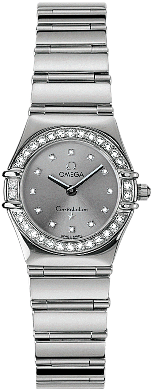 Omega Constellation Battery Operated Quartz Silver Ladies Watch 11653600 