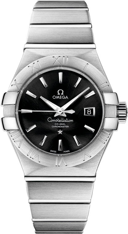 Omega Constellation Self winding Automatic Black Ladies Watch 12310312001001 