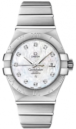 Omega Constellation Self winding Automatic Pearl White Ladies Watch 12310312055001 