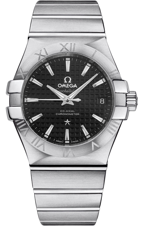 Omega Constellation Self winding Automatic Black Mens Watch 12310352001002 