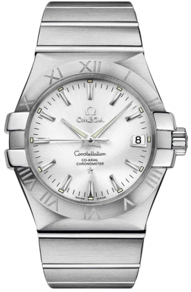 Omega Constellation Self winding Automatic Silver Mens Watch 12310352002001 