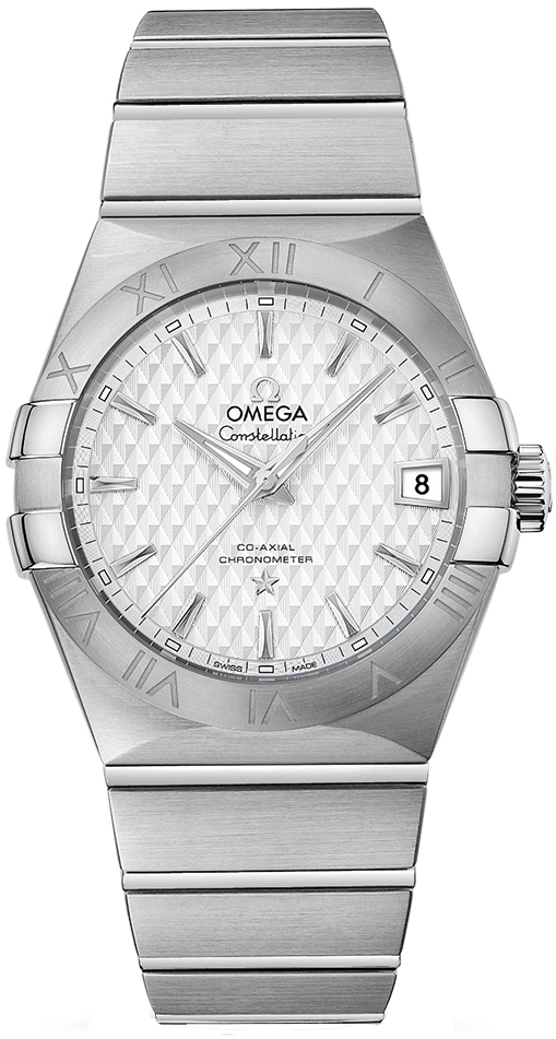 Omega Constellation Self winding Automatic Silver Mens Watch 12310382102003 