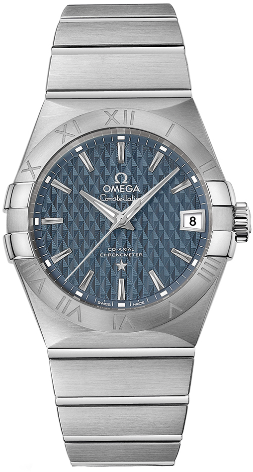 Omega Constellation Self winding Automatic Blue Mens Watch 12310382103001 