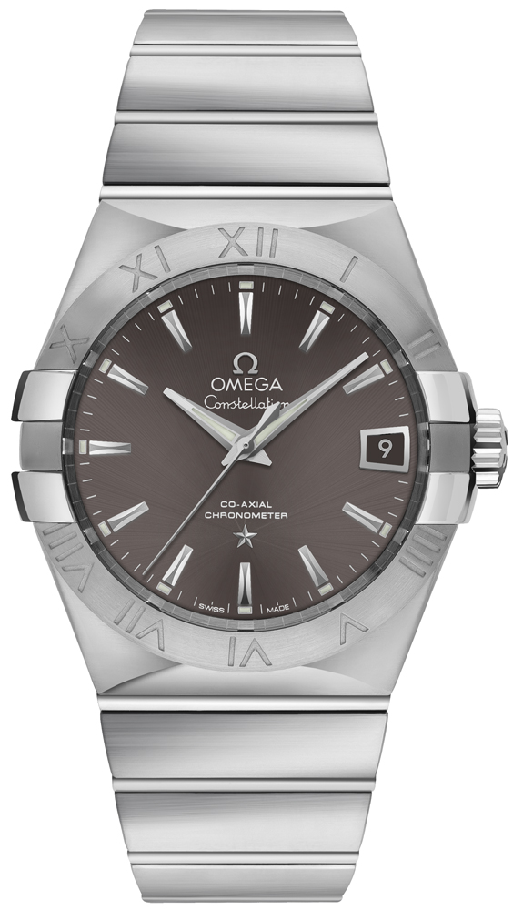 Omega Constellation Self winding Automatic Chronometer Grey Mens Watch 12310382106001 