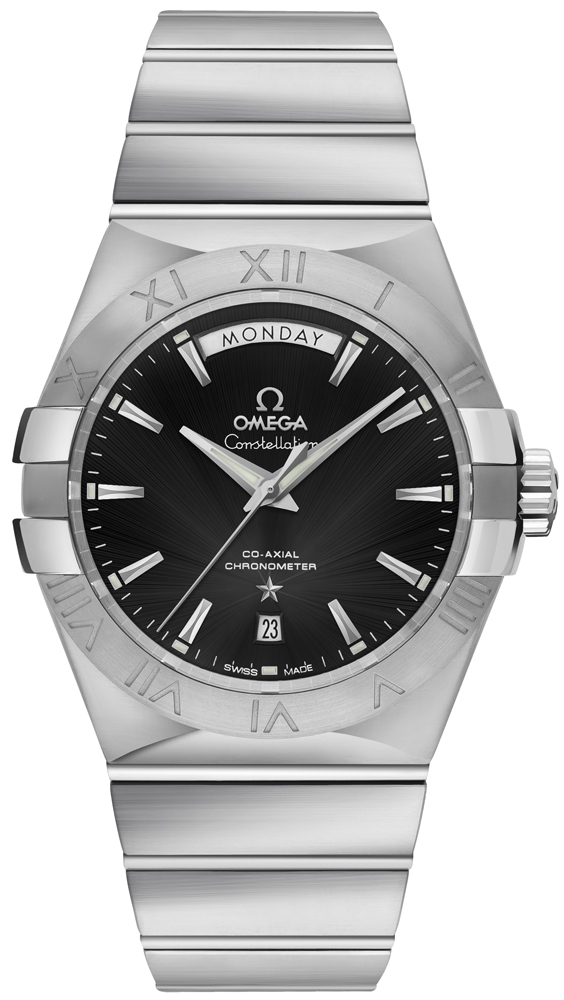 Omega Constellation Self winding Automatic Black Mens Watch 12310382201001 
