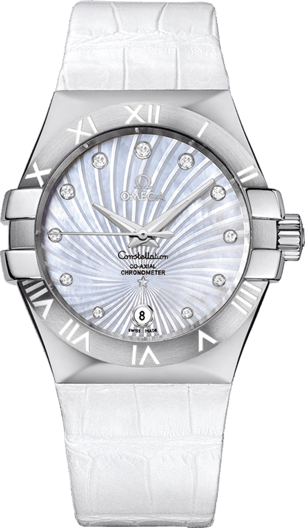 Omega Constellation Self winding Automatic White Ladies Watch 12313352055001 