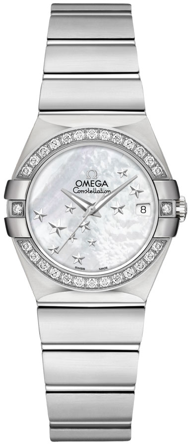 Omega Constellation Self winding Automatic Pearl White Ladies Watch 12315272005001 