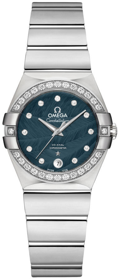 Omega Constellation Self winding Automatic Blue Ladies Watch 12315272053001 