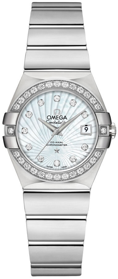 Omega Constellation Self winding Automatic Pearl White Ladies Watch 12315272055001 