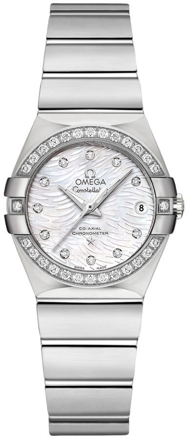 Omega Constellation Self winding Automatic Pearl White Ladies Watch 12315272055003 