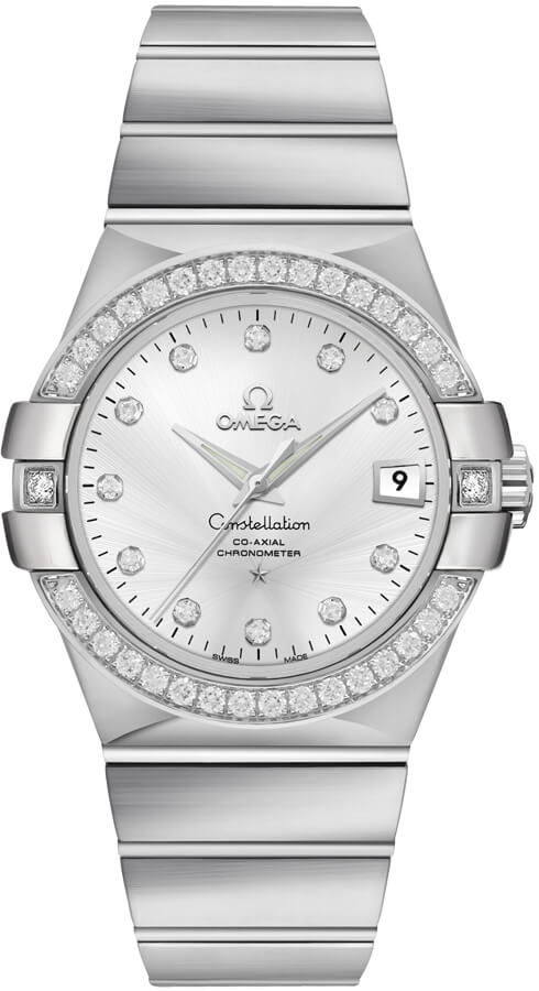 Omega Constellation Self winding Automatic Silver Mens Watch 12315352052001 