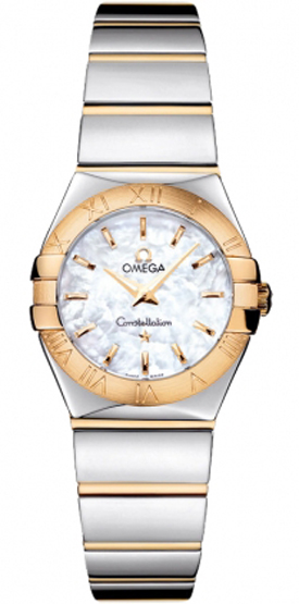Omega Constellation Battery Operated Quartz White Ladies Watch 12320246005004 
