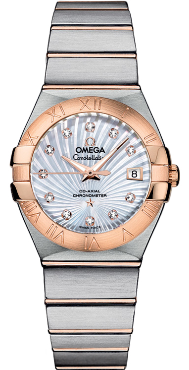 Omega Constellation Self winding Automatic White Ladies Watch 12320272055001 