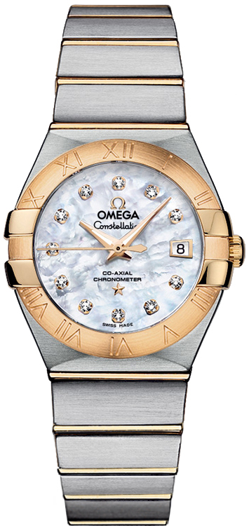 Omega Constellation Self winding Automatic White Ladies Watch 12320272055003 