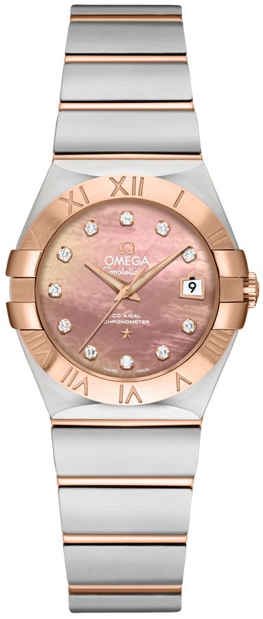 Omega Constellation Self winding Automatic Brown Ladies Watch 12320272057001 