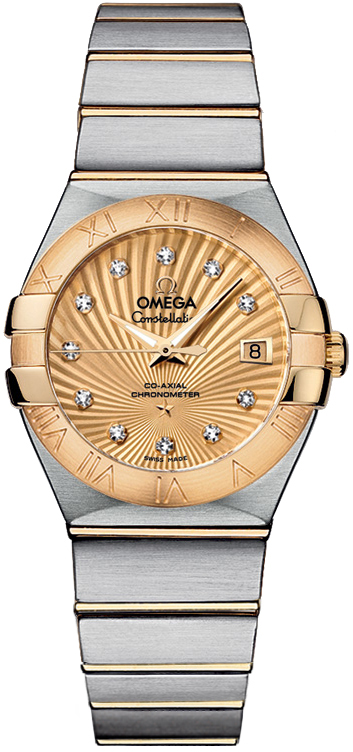 Omega Constellation Self winding Automatic Champagne Ladies Watch 12320272058001 
