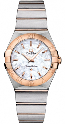 Omega Constellation Pearl White Ladies Watch 12320276005001 