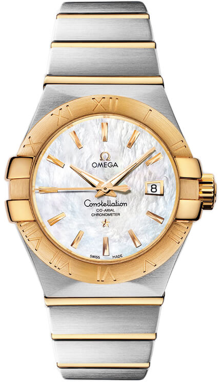 Omega Constellation Self winding Automatic Pearl White Ladies Watch 12320312005002 